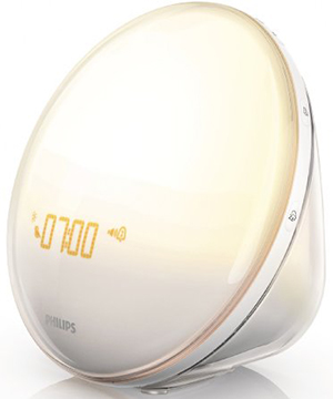 Philips HF3520 Wake-Up Light With Colored Sunrise Simulation, White: US$108.95.