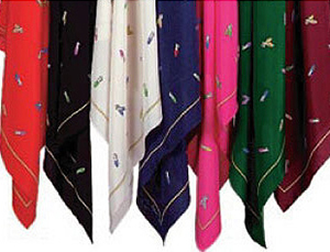 Belgian Shoes 100% Silk Scarves | Assorted Colors: US$150.