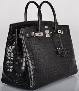Hermès Birkin Croc Porosus Lisse handbag: US$148,000.