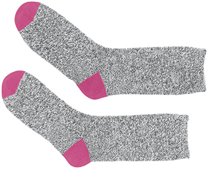 Eric Bompard short marl 100% cashmere women's socks: €60.