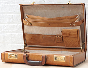 Renwick Leather Briefcase.