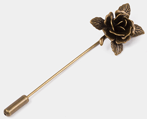 OwnOnly Rose Flower Brooch: US$19.90.