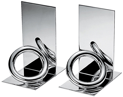 Christofle Vertigo silver plated bookends: US$431.80.