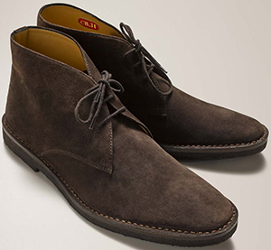 Connelly men's suede driving boots.