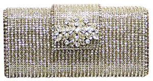 David Jeffrey Austrian Crystal women's Hardcase Clutch: US$289.