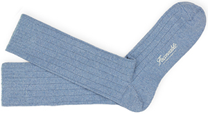 Façonnable men's cashmere short socks: €55.