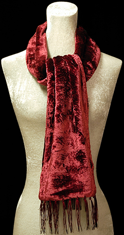 Fortuny furrowed velvet scarf: €147.