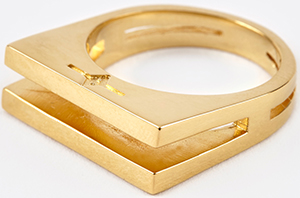 Goodhood Gabriela Artigas Parallel Ring - 14K Yellow Gold: £207.
