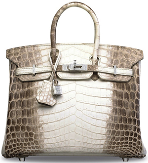 Hermès Himalayan Crocodile Birkin handbag: US$300,168.
