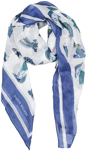 Karen Walker women's Bird scarf: US$52.