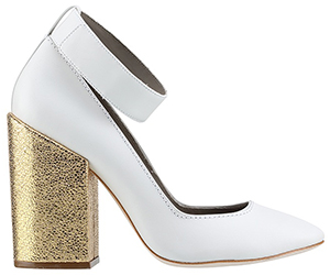 Karen Walker women's Dali Heels Off White shoe: US$299.