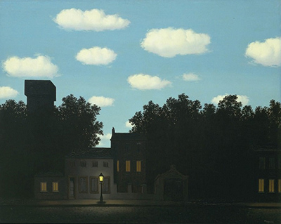 Empire of Light (1950) by René Magritte.
