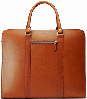 Carl Friedrik Palissy 25-hour Large leather briefcase: £445.