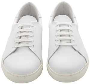 La Portegna Alexia women's white sneakers: £175.