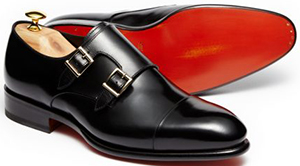 Viola Milano Santoni Double Buckle Monk Strap  Black men's shoes: €745.
