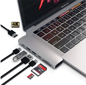 Aluminum USB-C Hub for MacBook Pro/Air: US$69.97.