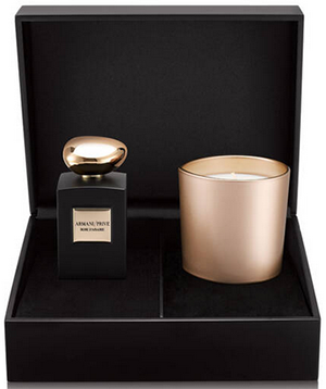 Armani Privé Rose D'Arabie Candle Set: US$380.