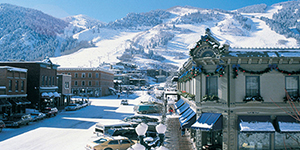 Galena Street in downtown ski resort Aspen, Colorado, U.S.A.