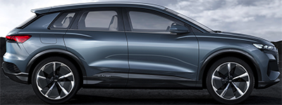 Audi 2022 Q4 e-tron concept.
