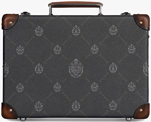 Berluti Globe-Trotter Attache Case Canvas & Leather Briefcase: US$3,250.