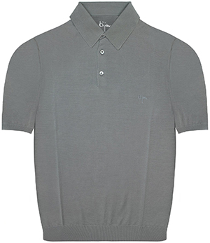 Bijan Short Sleeve Pure Silk Polo Shirt: US$1,800.