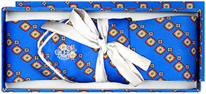 Bijan Limited Edition Pure Silk Tie Set: US$950.