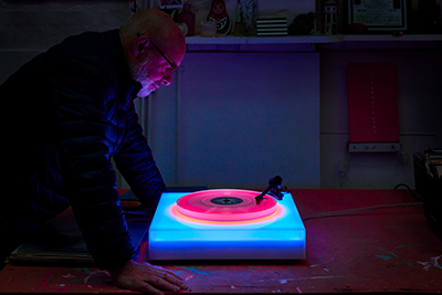 Brian Eno Turntable 2021. Image copyright the artist.