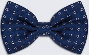 Brioni Royal blue silk bow tie: US$210.