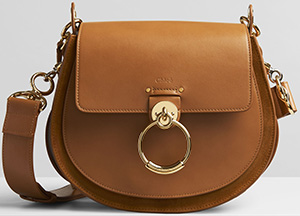 Chloé Large Tess bag in shiny & suede calfskin: US$2,090.