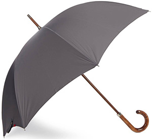 Christys' London City Classic Gents Umbrella with scorched polish maple handle: £71.20.