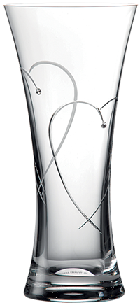 Royal Doulton Promises Two Hearts Entwined Tall Vase, 29 cm: £60.