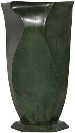 Bronze Vase by Jean Dunand, 1920s: 15,500.