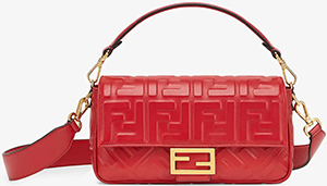 Fendi Baguette Red leather bag: US$3,190.
