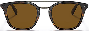 Frère LA Antique Gold - Brown Polar men's sunglasses: US$521.