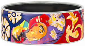 Freywille Hommage à Paul Gauguin | TAHITI Bordered Bangle Donna: US$1,240.