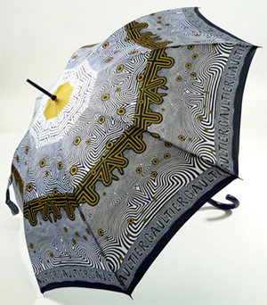 Jean Paul Gaultier Lignes noir et jaune women's umbrella: €119.