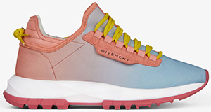 Givenchy women's Spectre Low runners in Fade Nylon sneakers: US$750.