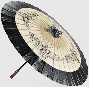 Gucci Moths print Chinese umbrella: €590.
