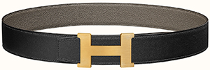 Hermès Constance belt buckle & Reversible leather strap 38 mm: US$930.