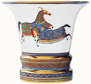 Hermès Cheval d'Orient vase, large model: US$1,840.