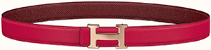 Hermès Mini 5382 belt buckle & Reversible leather strap 24 mm: US$690.