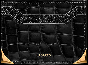Lagato Crocodile 18CT Rosé Gold men's wallet: US$2,200.