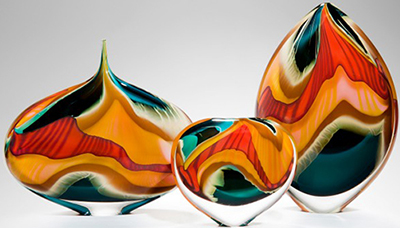 Peter Layton vases.
