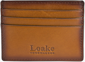 Loake Shoemakers Sterling Card Holder.