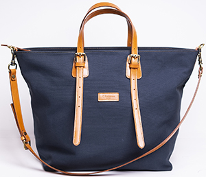 E.Marinella men's Shopping bag canvas & leather: €230.
