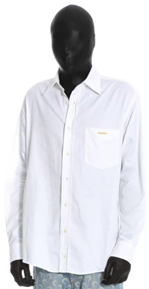 Marine Serre men's Loose Shirt White: €550.