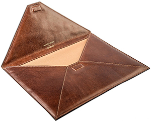 Maxwell Scott The Ettore Leather Tablet Case: US$221.