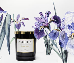 Nobilis Paris Pordre d'Iris home fragrance candle.