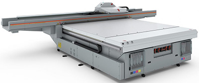 Océ Arizona 6100 series flatbed printer.