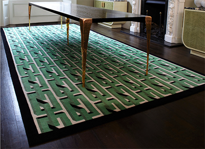 Peter Mikic 3D Chain Rug: £14,400.